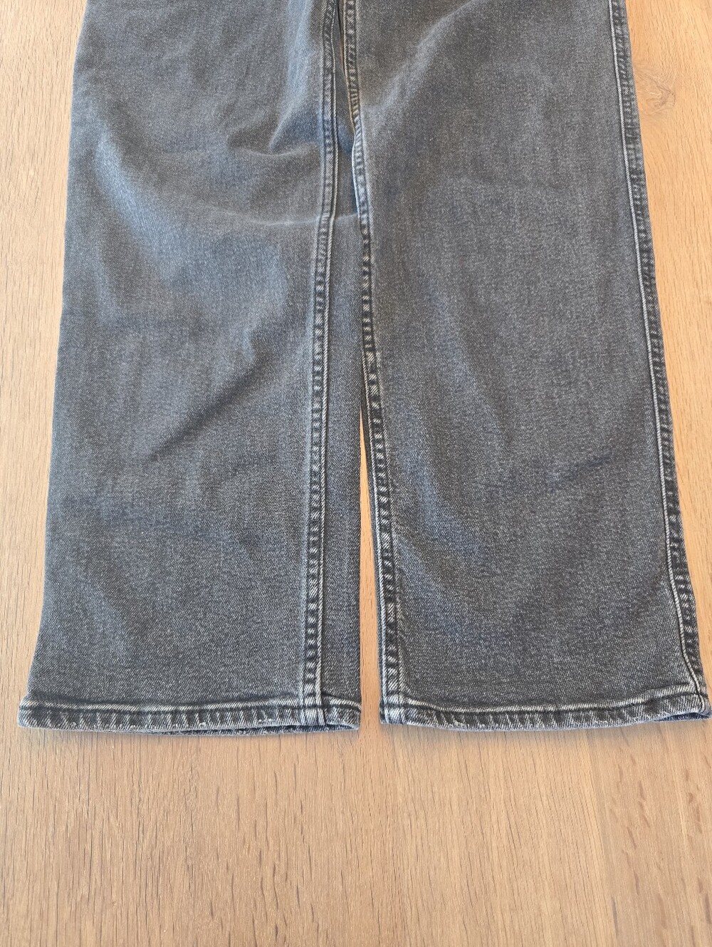 Hollister Baggy Carpenter Jeans Mens 30x32 Black Utility Wide Leg Denim - Picture 8 of 10